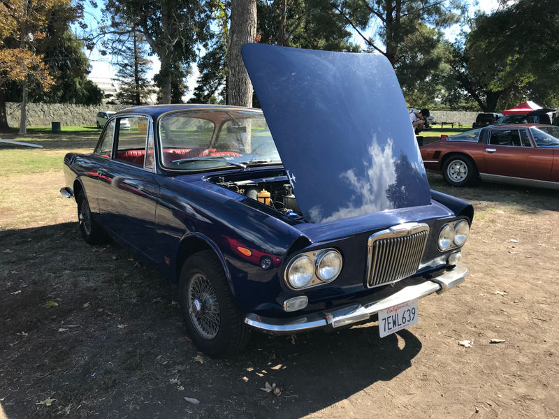 1965 Sunbeam Venezia. Coachbuilt by Superleggera with an alloy body and a tuned 1840 Holbay engine with dual Webers. Less than 200 were apparently built.